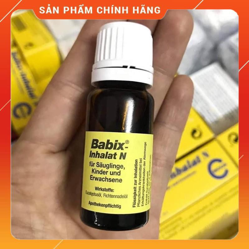 [FREESHIP- Nội địa Đức] Tinh dầu cảm Babix Inhalat N (10ml)