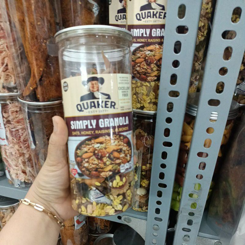 Granola 100% Hạt &amp; Quả nướng mật ong rất ngon 1kg Giảm cân, Ăn kiêng date mới TRAMSHOP1993