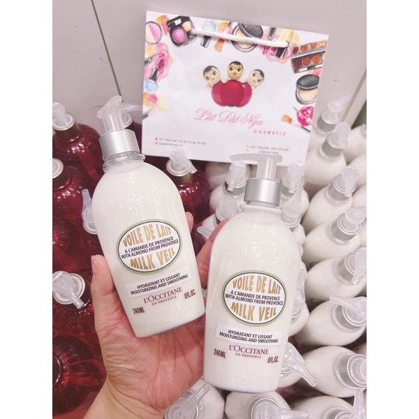 Sữa dưỡng thể hạnh nhân Loccitane Almond milk