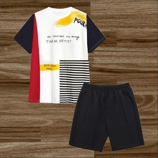 Bộ hè nam - Bộ thời trang nam - Bộ quần áo hè nam MANDURATH Kiểu Dáng Hàn Quốc cực cool ngầu