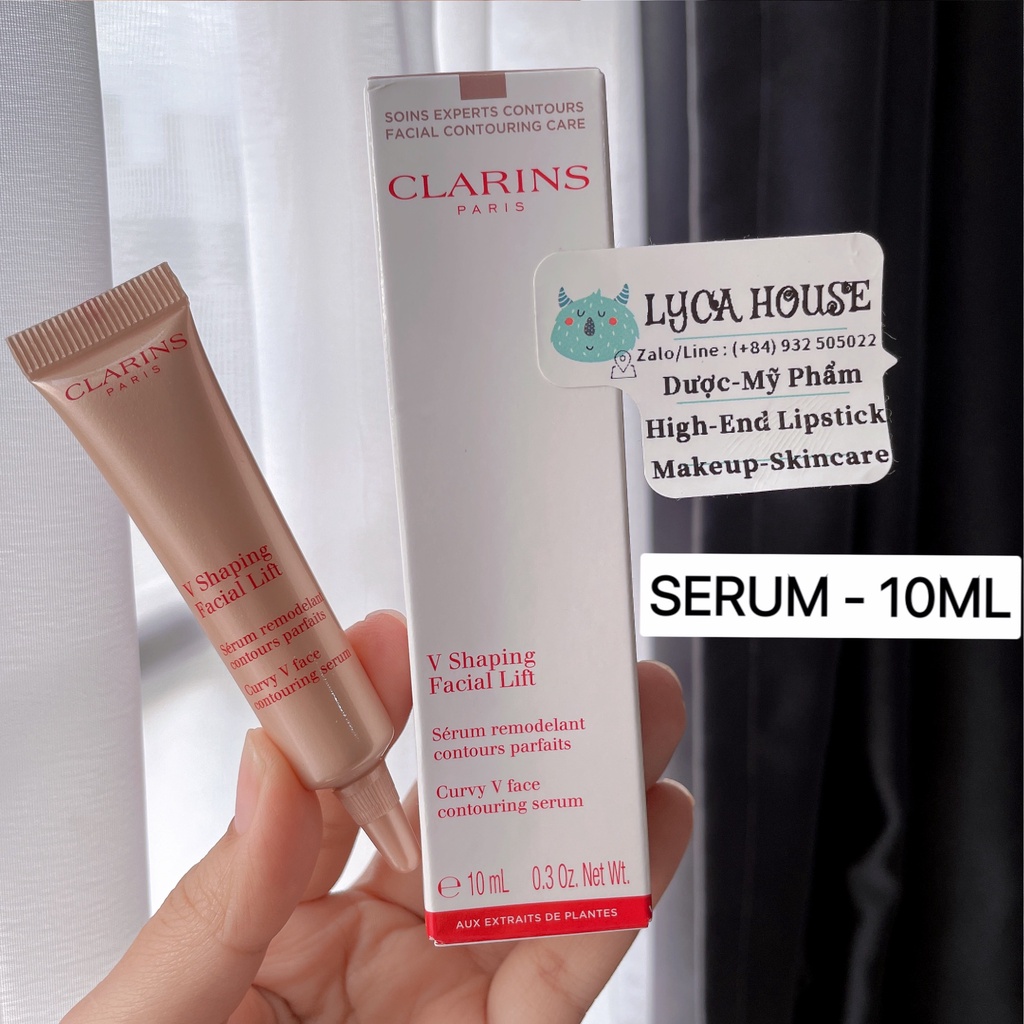 SET 5 MÓN CLARINS WHITE PLUS - SERUM, LOTION, CLEANSER, V SHAPING CLARINS