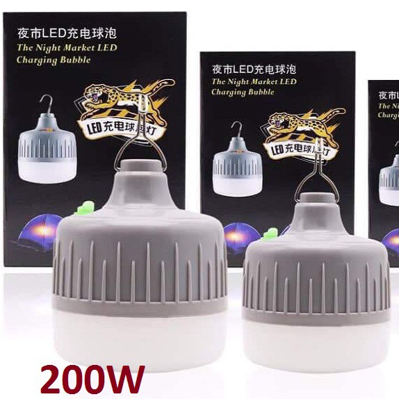 [FREESHIP-150K] ĐÈN LED SẠC TÍCH ĐIỆN TỪ 20W ĐẾN 200W (TRẮNG, XANH, CAM)