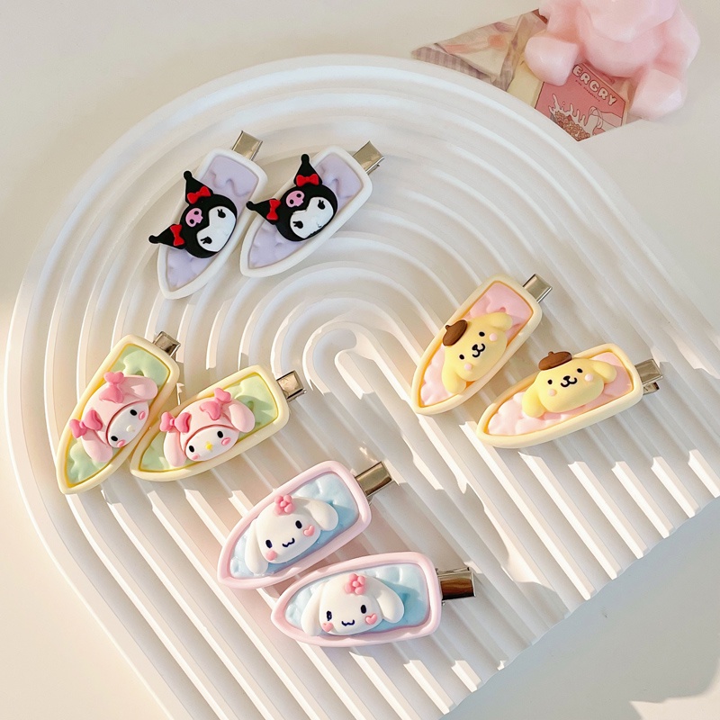 Kẹp Tóc Mỏ Vịt Họa Tiết Hoạt Hình Thời Trang Mùa Hè Cho Nữ