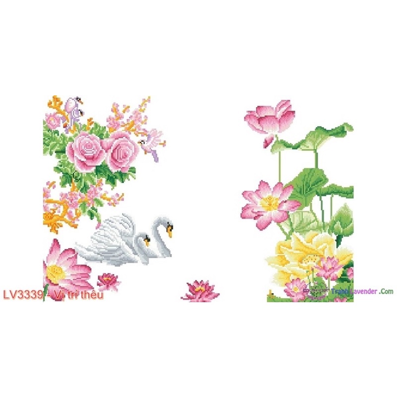 Tranh Đính Đá/Tranh Thêu Đồng Hồ Cha Mẹ Tự Làm Vs361,Lv3339