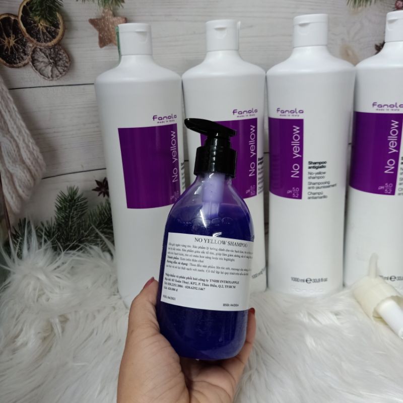 Gội Tím khử ánh vàng,tóc bạch kim fanola chai triết 100ml , 250ml, 350ml và 1000ml