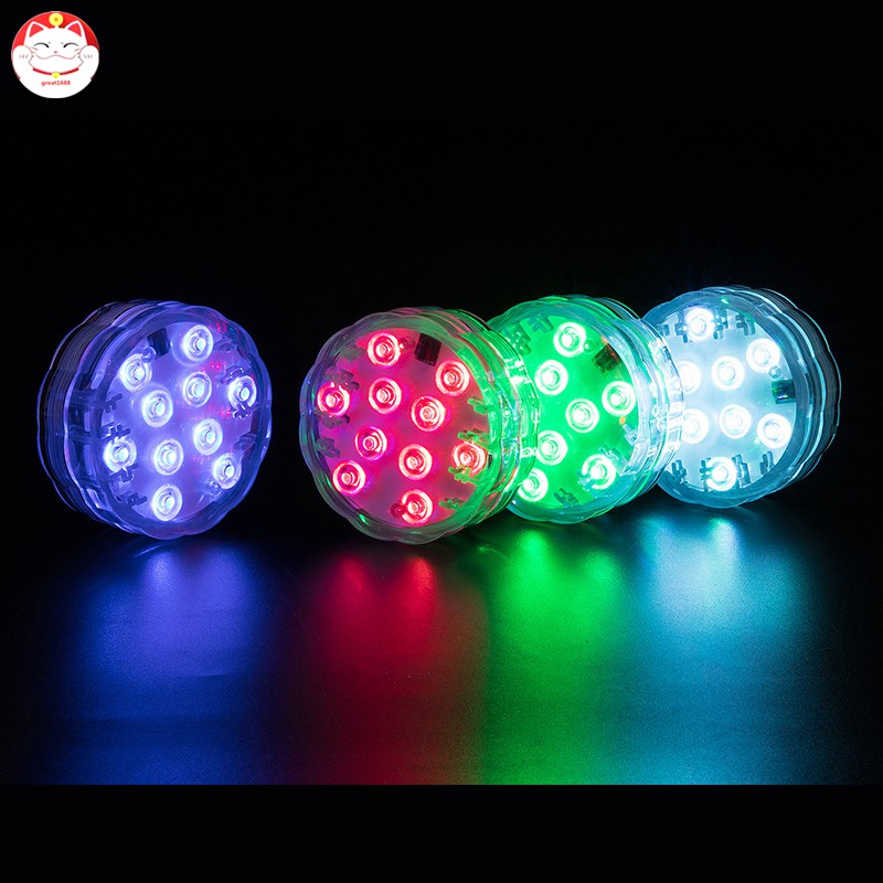 Đèn Led Rgb Ip68 Chống Thấm Nước Kèm Điều Khiển Cho Hồ Cá