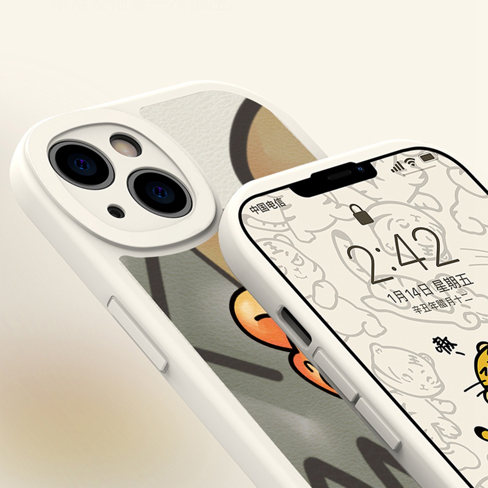 Ốp Điện Thoại Da Silicon Mềm Hình Gấu Cho iPhone 7 8 Plus 12 11 13 Pro XS Max 7 + 8 + X XS XR 11Pro 12Pro 13Pro 8Plus