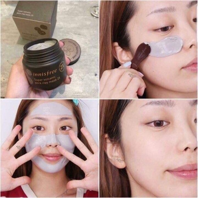 Mặt nạ Innisfree Super Volcanic Pore Clay Mask 2X Hàn Quốc 100ml