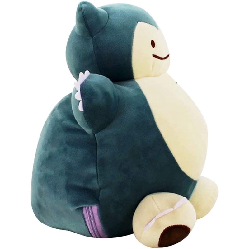 Đồ chơi nhồi bông Hình Pokemon Jumbo Snorlax Kích Thước 18cm Mềm Mại Có Thể Thay Đổi Được