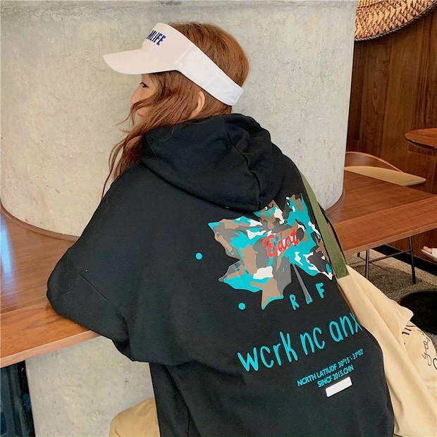 Áo Hoodie Chiếc Lá Kèm Chữ WCRK NC ANXIFTY SUMMERSWEATER.OFFICIAL | BigBuy360 - bigbuy360.vn