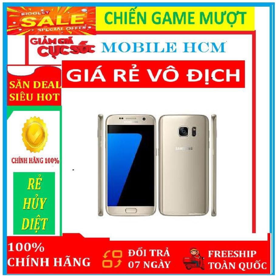 điện thoại Samsung Galaxy S7 ram 4G bộ nhớ 32g mới, CHÍNH HÃNG _ màu   đen | BigBuy360 - bigbuy360.vn