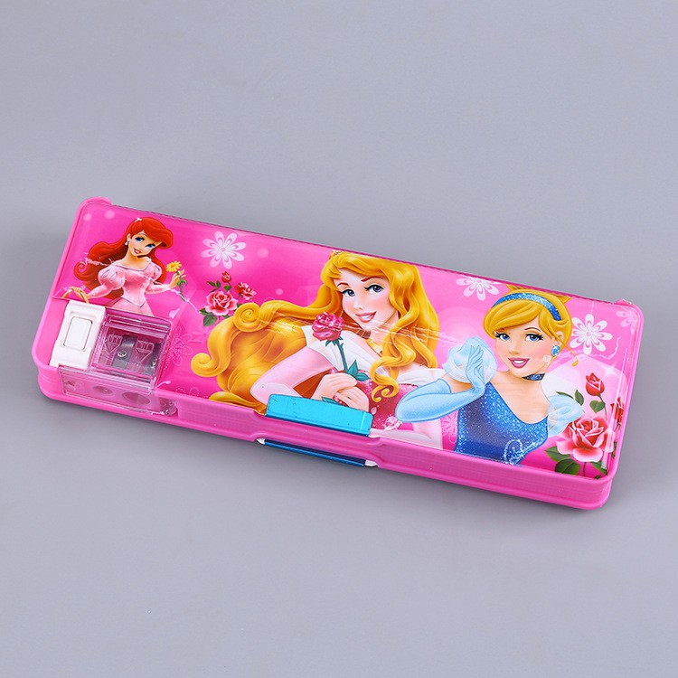 Hộp đựng bút hai ngăn hình my little pony/ người nhện/ công chúa frozen cho bé