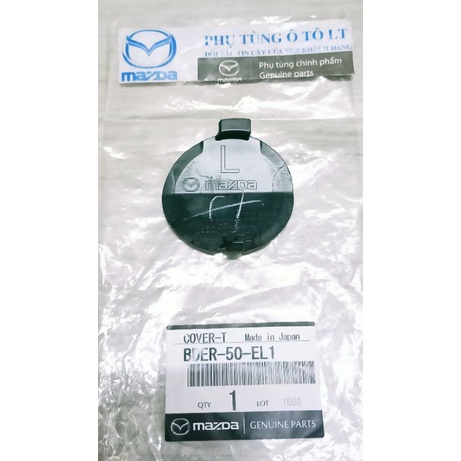 Nắp đậy móc kéo cản sau Mazda 3 2020 - 2022 sedan màu mộc