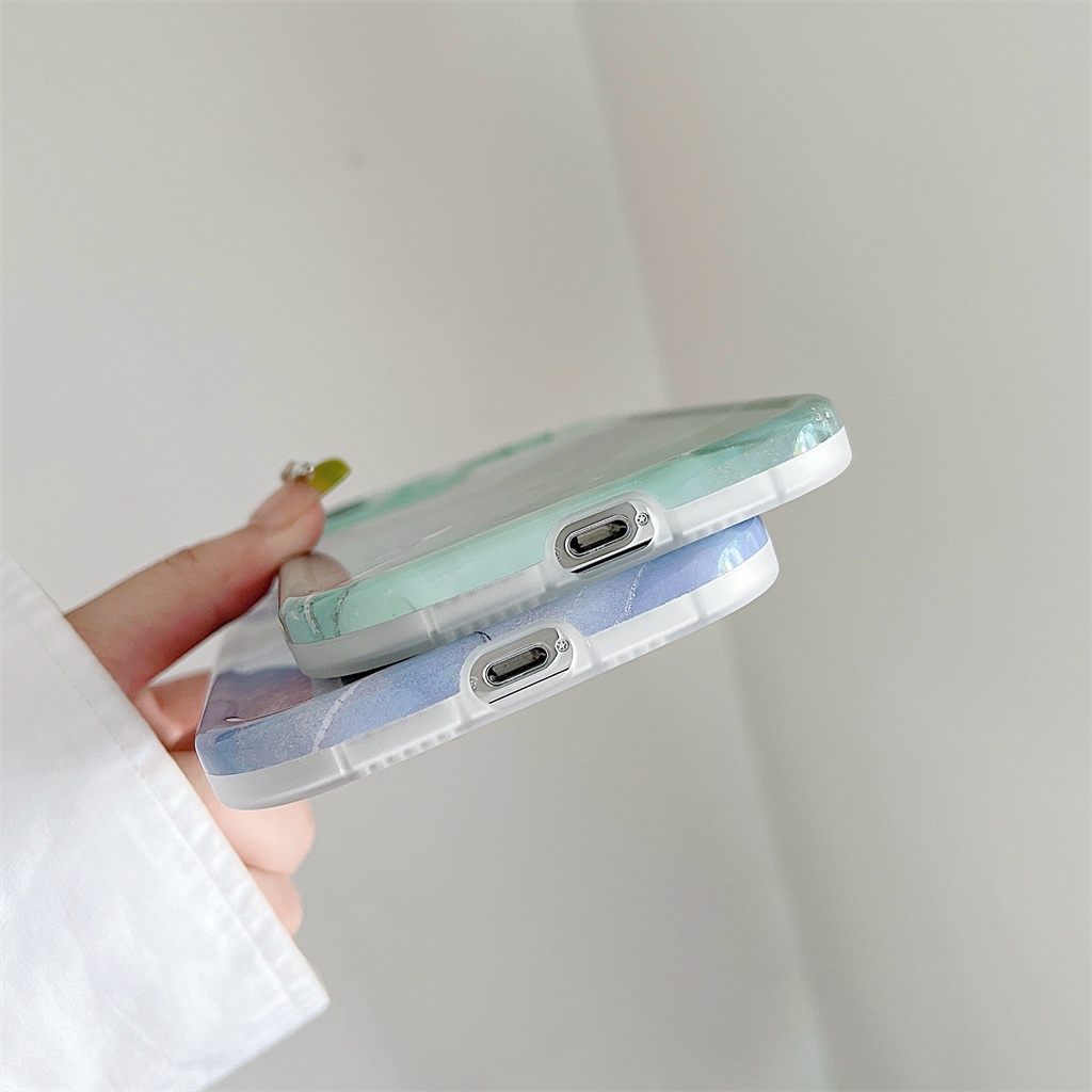 Ốp Điện Thoại IMD Chống Sốc Họa Tiết Cẩm Thạch Cho iPhone 11 12 13 Pro MAX X XS MAX XR