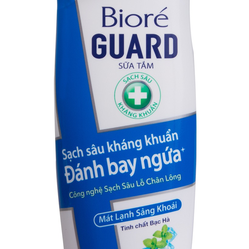 Sữa Tắm Sạch Sâu Kháng Khuẩn Mát Lạnh Sảng Khoái Biore Guard 220g | BigBuy360 - bigbuy360.vn