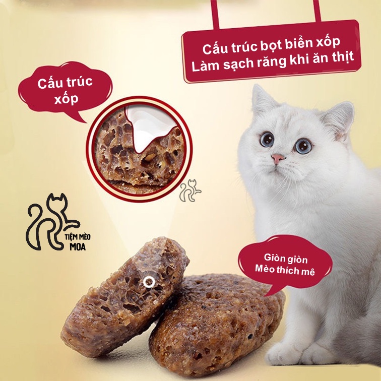 Snack cho mèo - Bánh làm sạch răng 4 hương vị - Tiệm Mèo Moa