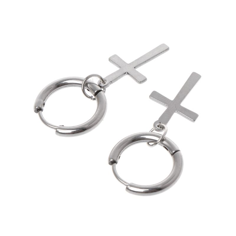 Set 14 khuyên tai thép không gỉ phong cách hip hop thời trang Hàn Quốc cho nam và nữ