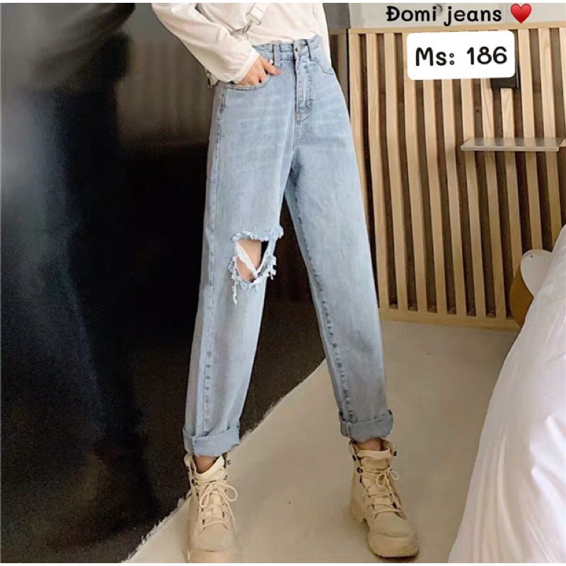 quần baggy rách gối