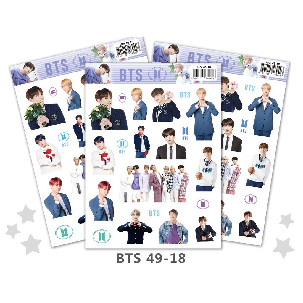 Sticker dán BTS