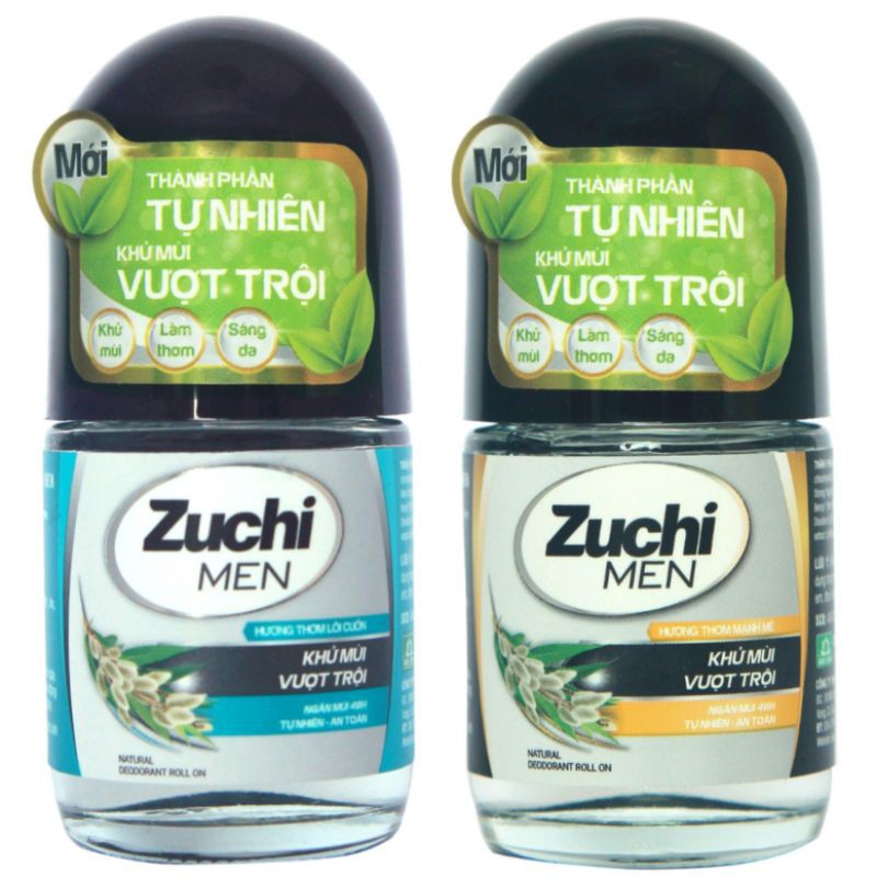 (25ml) Lăn khử mùi thảo dược Zuchi (Men) - Dược phẩm Hoa Linh