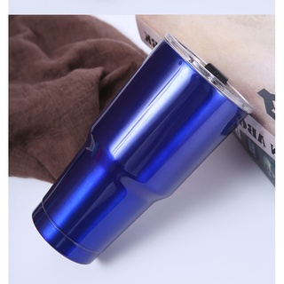 Ly giữ nhiệt 900ml nắp chống tràn - kèm túi, 2 ống hút và cây lọ rửa