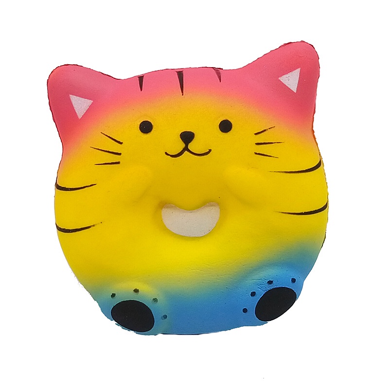 Đồ Chơi Nắn Bóp Đàn Hồi Giảm Stress Hình Bánh Kem Kỳ Lân