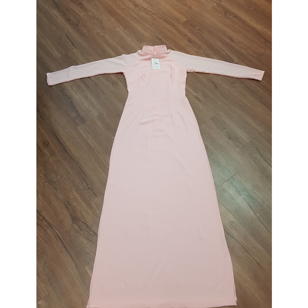 Ao Dài Truyền Thống Vải Chifon 4 tà Màu Hồng - Ao Dai Min | BigBuy360 - bigbuy360.vn