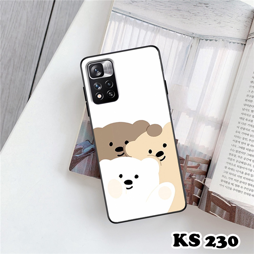 Ốp lưng Redmi Note 11 5G - Redmi Note 11 Pro 5G Bản Trung Quốc - Ốp in hình gấu bear ngộ nghĩnh