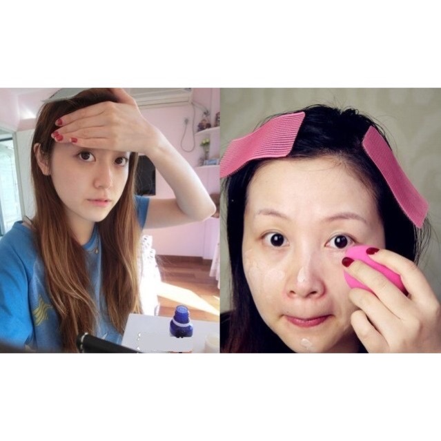 Set 2 miếng dán mái trang điểm