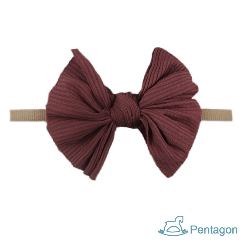 Kẹp Tóc Nơ In Họa Tiết Dễ Thương Cho Bé Gái