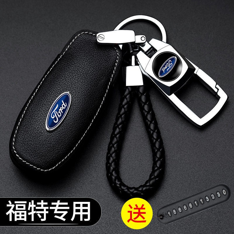 Vỏ Bọc Chìa Khóa Điều Khiển Từ Xa Bằng Da Cho Xe Hơi Ford Ranger Everest Focus Fiesta Ecpsport Escape loa bluetooth