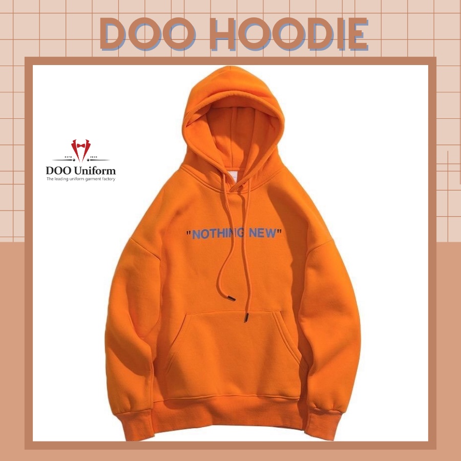 [DOO HOODIE] Áo Hoodie Nam In Chữ