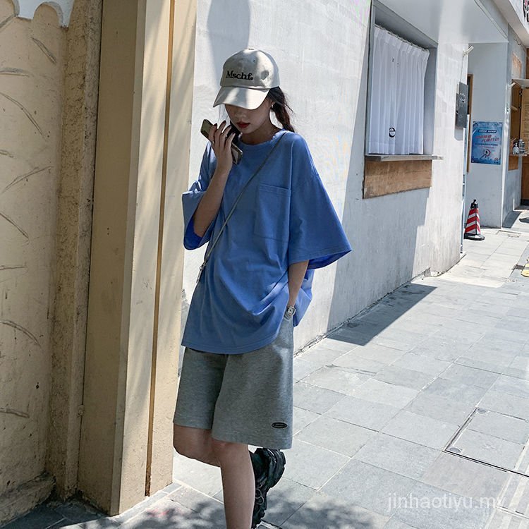 Quần Short Thể Thao Ống Rộng Lưng Cao Co Giãn Thời Trang Mùa Hè Cho Nữ 2021 | BigBuy360 - bigbuy360.vn