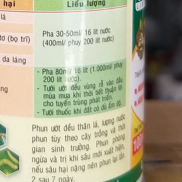 Dầu Neem Nim hữu cơ bảo vệ các loại cây trồng ( 100ml/chai )