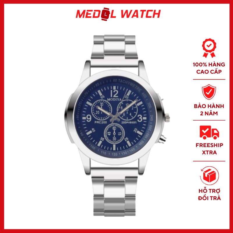 [Hàng Cao Cấp + Bảo Hành 2 Năm] Đồng Hồ Nam C.M.K Phiên Bản 2022 Dây Kim Loại Sang Trọng A26 - Medol Watch