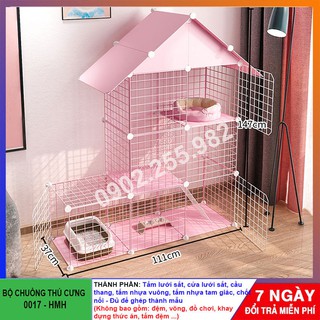 CHUỒNG NUÔI CHÓ, MÈO, THỎ MẪU MỚI NHẤT 2022- MS 00017
