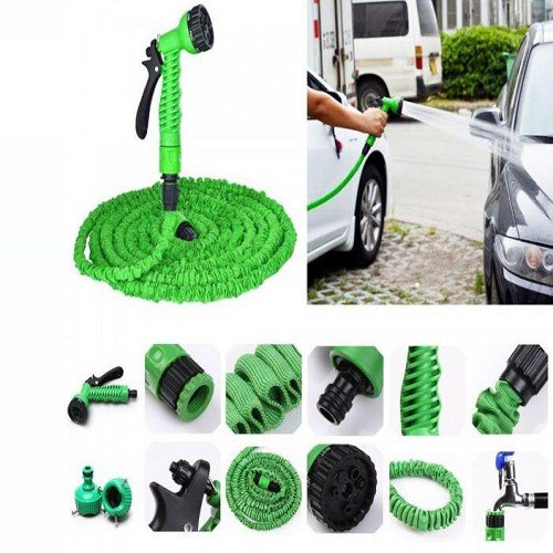 Vòi Xịt Giãn Nở 15/30m Tưới Cây, Rửa Xe Thông Minh Magic Hose