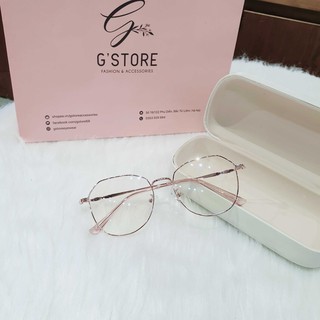Gọng kính cận nữ mắt tròn dáng mảnh, Kính mắt thiết kế mắt tròn phù hợp với nhiều khuôn mặt 2988