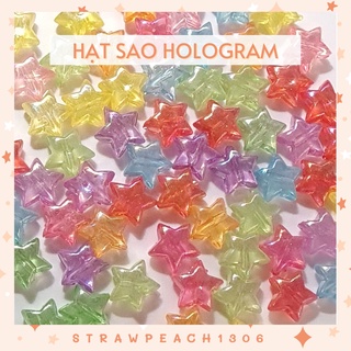 10 Hạt nhựa sao béo ánh hologram - strawpeach1306