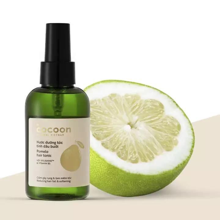 Nước Dưỡng Tóc Tinh Dầu Bưởi Giảm Gãy Rụng &amp; Làm Mềm Tóc Cocoon Pomelo Hair Tonic 140ml