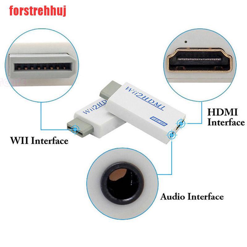 Đầu Chuyển Đổi Từ Hd Wii Sang Hdmi 1080p / 720p 3.5mm