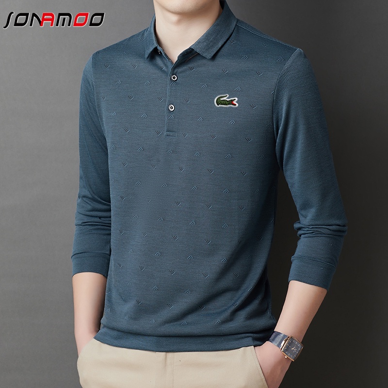 MỚI Áo polo tay dài thời trang dành cho nam