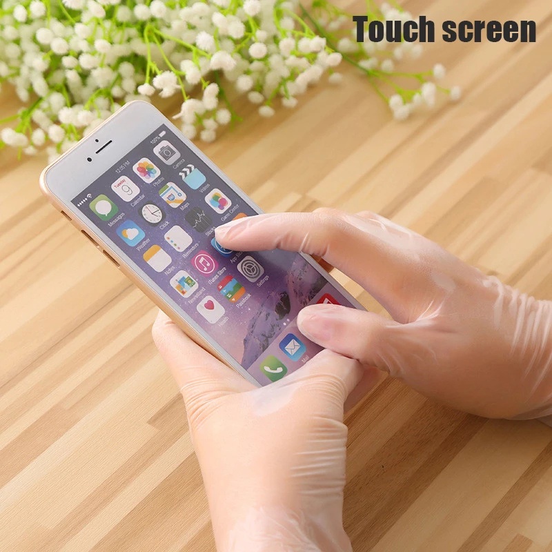 Set 100 Găng Tay TPE Dùng Một Lần Đa Năng Sử Dụng Tiện Lợi Cho Nhà Bếp / Làm Vườn