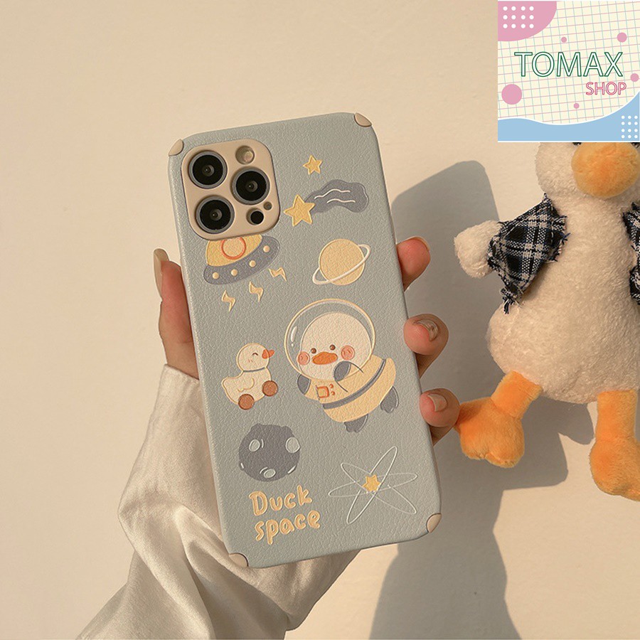Ốp iphone Vịt Phi Hành Gia Các Dòng Iphone 7/7plus/8/8plus/x/xr/xs/11/12/pro/max/plus/promax [Tomax Shop]