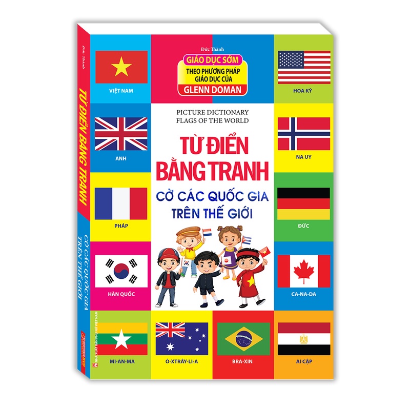 Sách - Từ điển bằng tranh - Cờ các quốc gia trên thế giới (cứng)