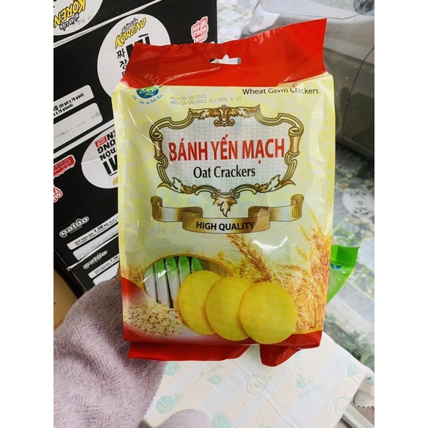 Bánh Khoai Tây Potato Crackers Túi 230G, vị măn, giòn thơm