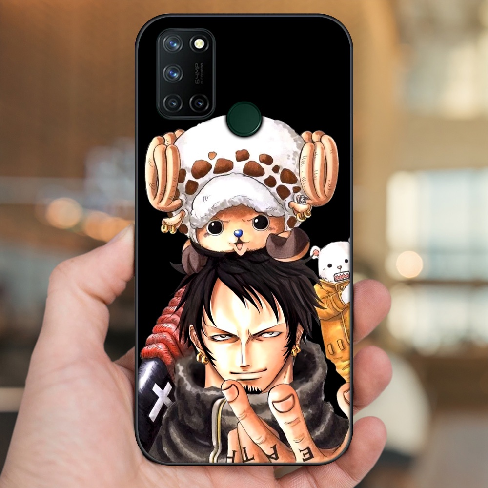 Ốp lưng Realme C17, 7i viền đen in hình Law One Piece