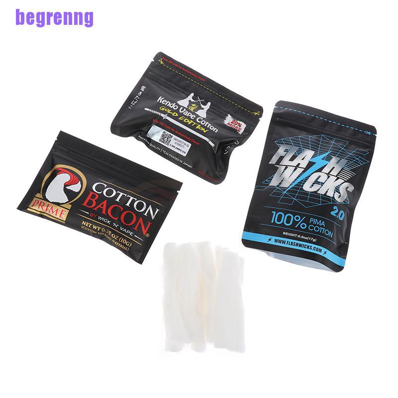 (Hàng Mới Về) Bông Cotton 100% Chuyên Dụng Cho Buồng Đốt Thuốc Lá Điện Tử Vape