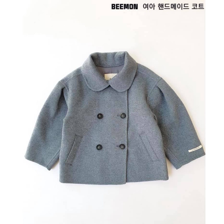 Áo dạ khâu tay cổ sen tay bồng