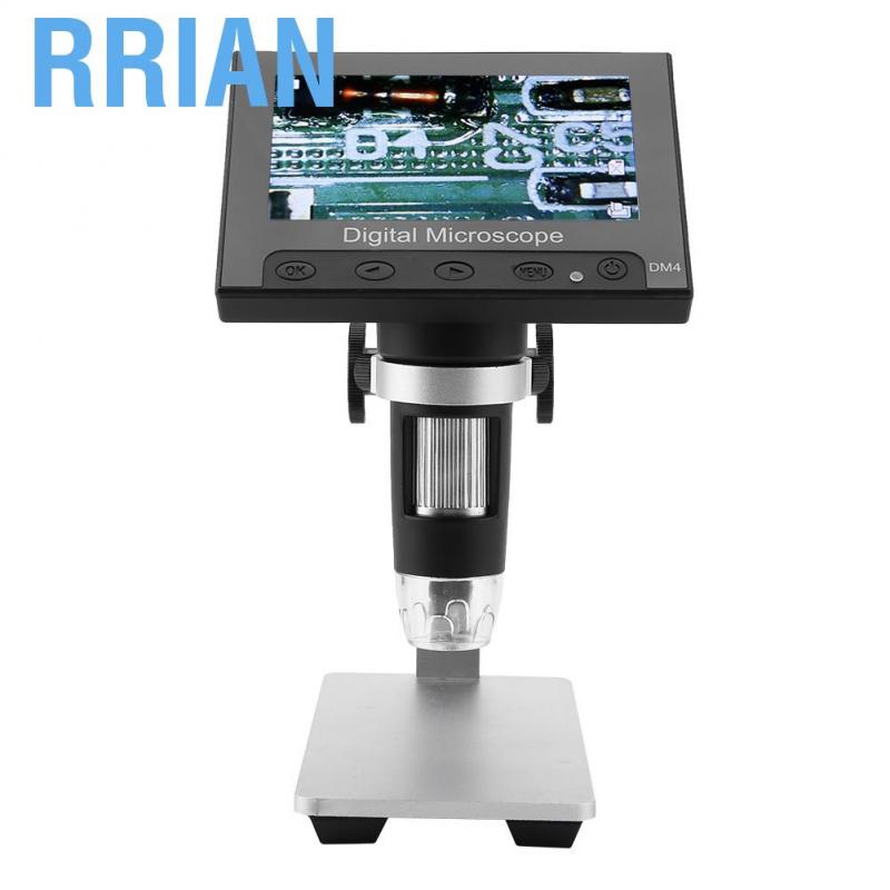 Kính lúp điện có đèn led chất lượng cao DM4 2MP phóng đại 500/1000 lần màn hình 4.3"